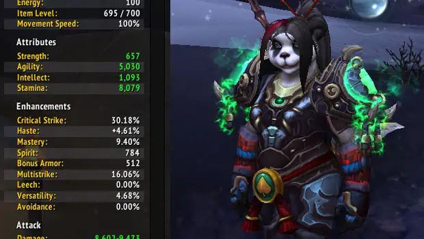 brewmaster monk stat weights