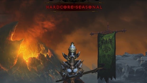 Diablo 3 Seasonal Hardcore screen