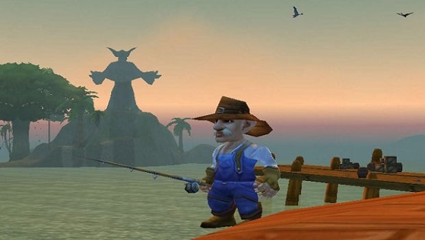 gnome fishing in booty bay