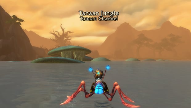 tanaan jungle from the water