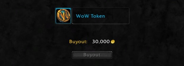 wow token auction house
