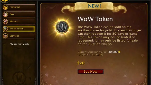 WoW Token