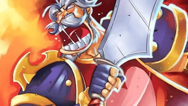 Leeroy Jenkins on his Trading Card Game art