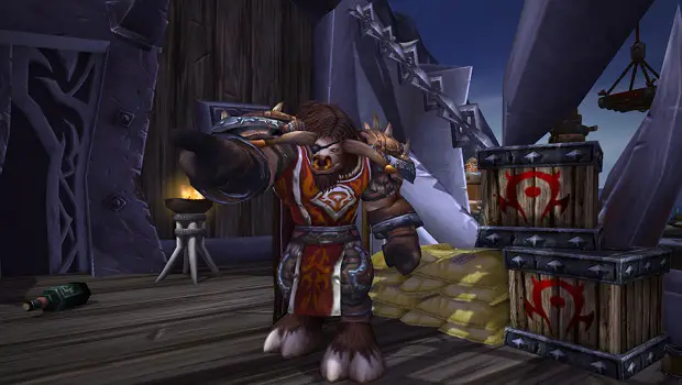 Tauren pointing