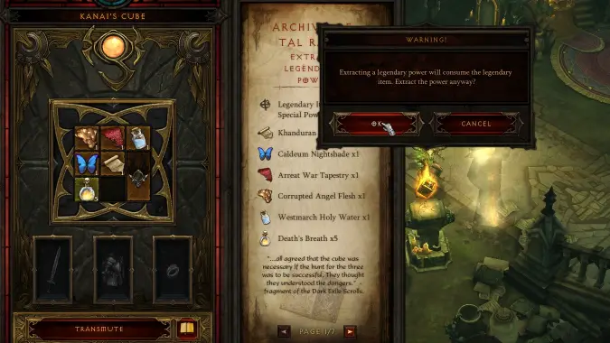 diablo 3 kanai cube ingredients