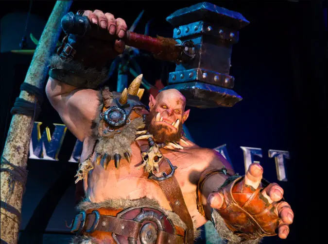 orgrim warcraft movie sdcc