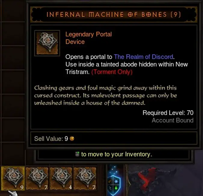 how to do infernal machine diablo 3