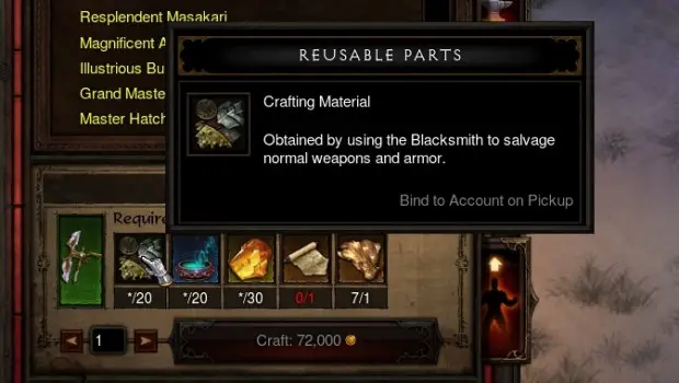 diablo 3 can crafted items be ancient
