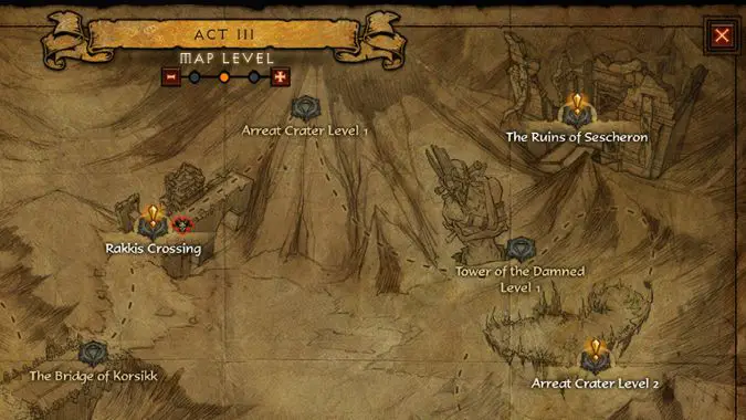 diablo 3 act iv map