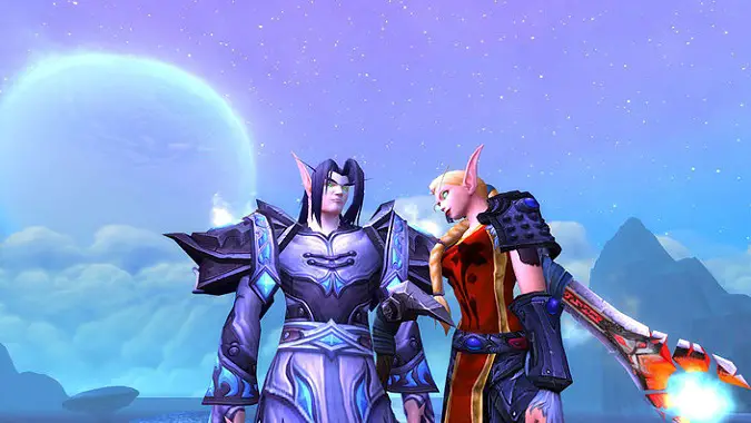 Blood elf couple