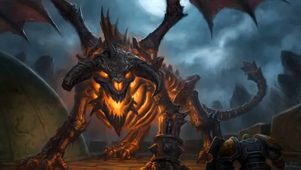 Summon Nightbane for your chance at the Smoldering Ember Wyrm