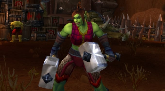 It's really not that I mean to have all of one sort of shaman here, it just winds up happening. Here's an orc!
