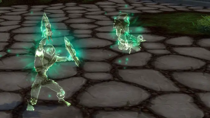 Undead Monk using Transcendence