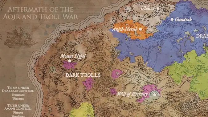 how many cities on mortal empires map