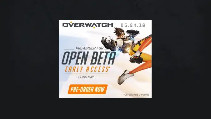 OW Open Beta Header