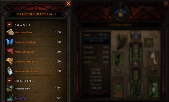 diablo 2 crafting recipes for leveling