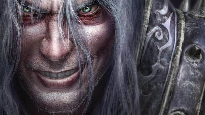 Arthas close-up from Warcraft 3