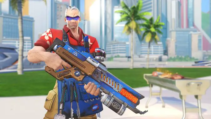 Overwatch Soldier 76 Summer Games Grillmaster cosmetic skin