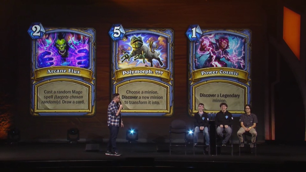 New cards coming to Hearthstone arena courtesy of BlizzCon