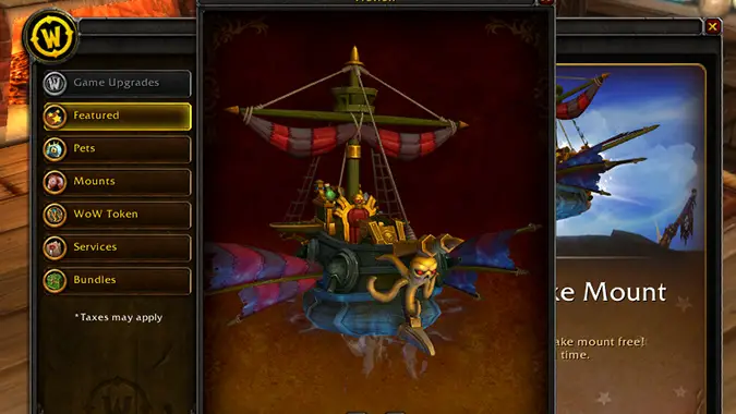 pirate ship mount wow