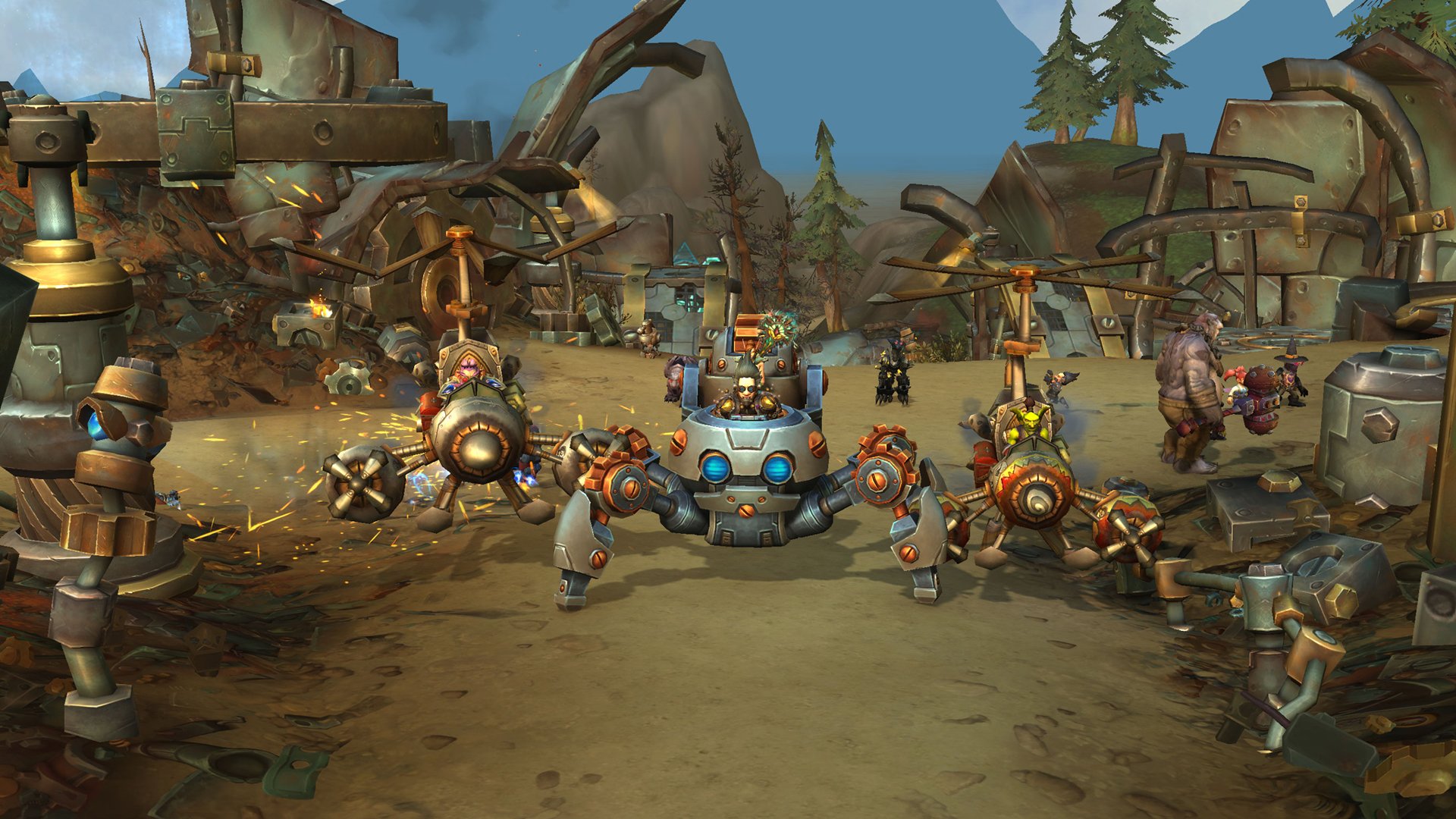 Gallery: Mechagon is a mix of robots and nature