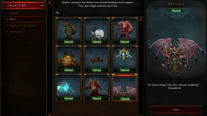 Warcraft 3: Reforged Diablo 3 Cosmetic Pet