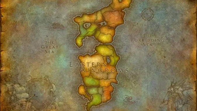 Our Roundup Of Every Single Vanilla World Of Warcraft Zone Gallery For Eastern Kingdoms