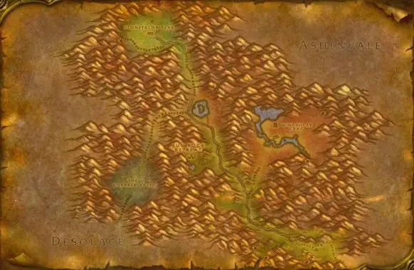 Our Roundup Of Every Single Vanilla World Of Warcraft Zone Gallery For Kalimdor