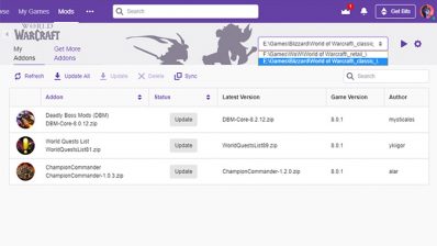 twitch app not updating addons