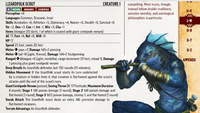 pathfinder statbook