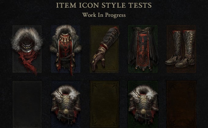 Diablo 4 Item Icons Work-In-Progress