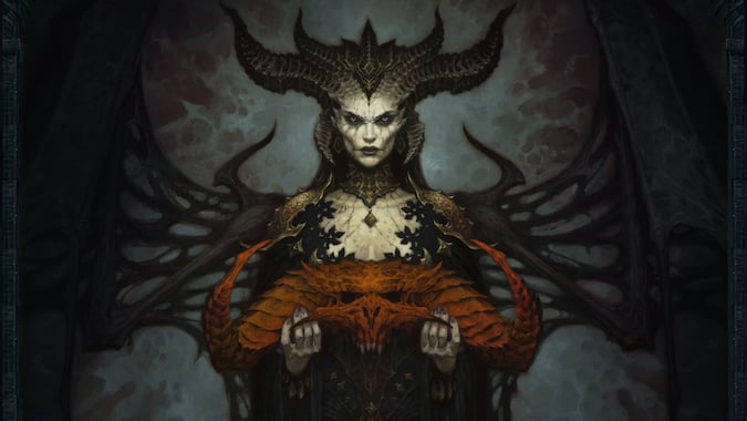 Lilith holding Diablo's skull