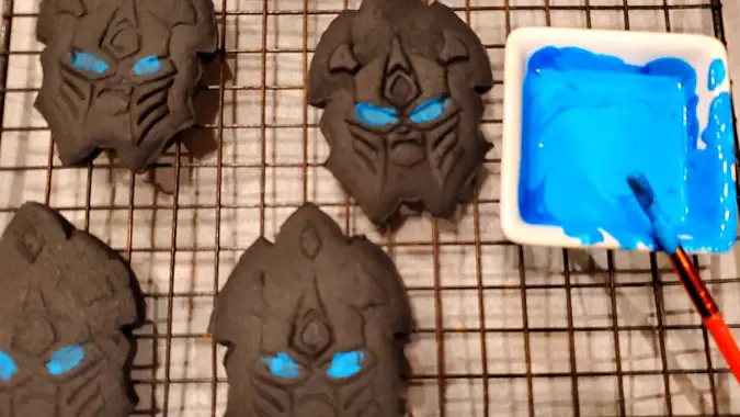 Cookies painted