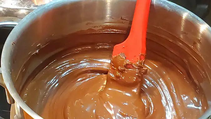 melted chocolate