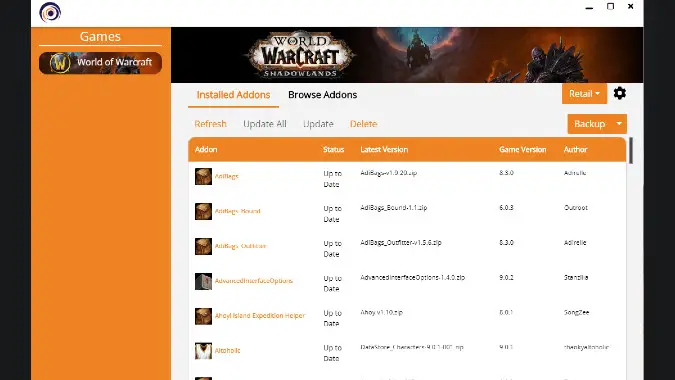WowUp Launches New Addon Manager Supporting CurseForge Downloads