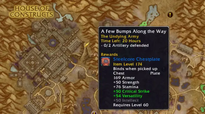 bfa world quest requirements