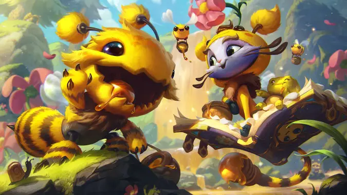 bee lol league legends skins splash yuumi skin kogmaw