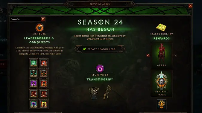 diablo 3 season 24 conquests