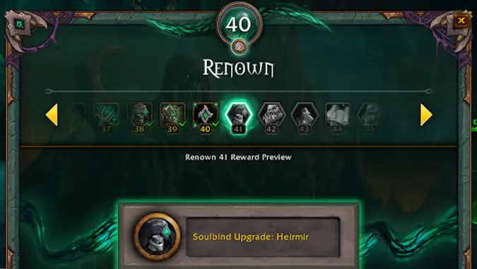 How to earn Renown in patch 9.1