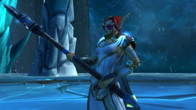 Blood Elf Kyrian in Icecrown