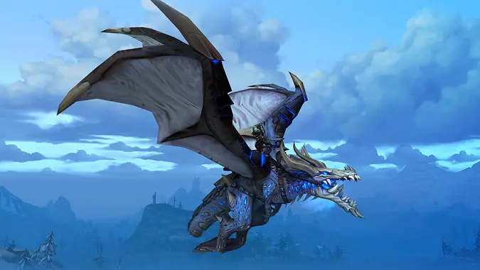 Frostbrood Proto-Wyrm mount in flight