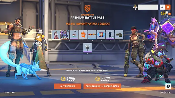 Overwatch 2 Premium Battle Pass