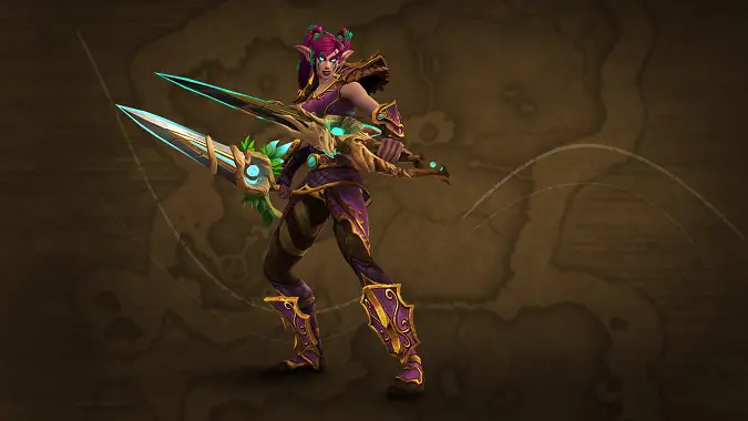 Easy ways to earn your Trading Post currency in April to get the Blades of Elune transmog