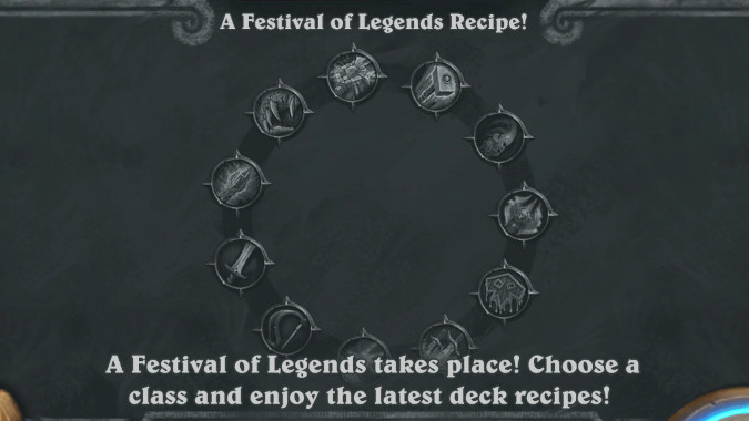 How to win new A Festival of Legends Recipe Hearthstone Tavern Brawl