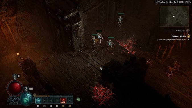 Diablo 4 Necromancer in the Prologue