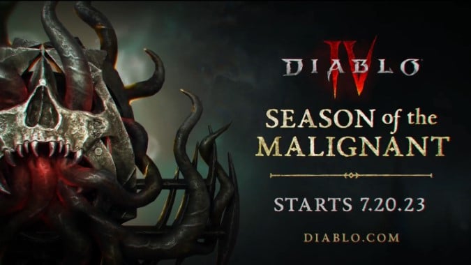 Diablo 4 Season 1 start date announcement header