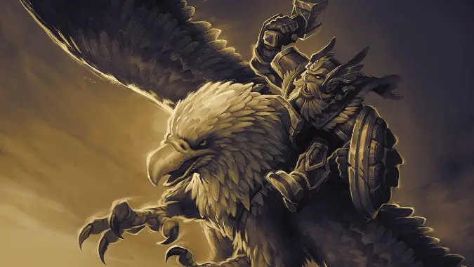 World of Warcraft Dwarf Gryphon Rider