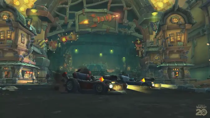 World of Warcraft The War Within Undermined Hot Rod Car Drift Race