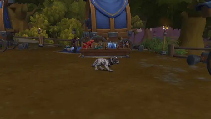 Dog in World of Warcraft Founder's Point