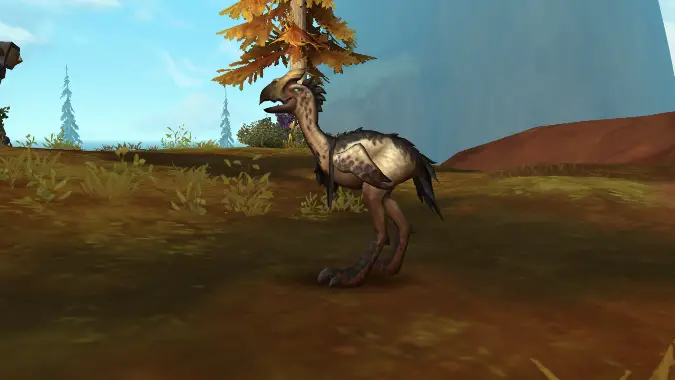 Desert Tallstrider in World of Warcraft Razorwind Shores